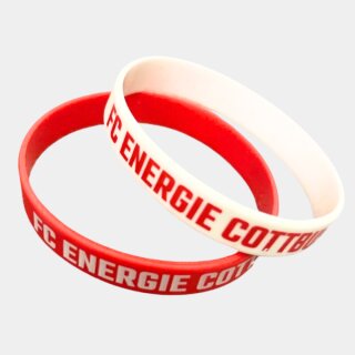 Silikon Armband 2er-Set "Energie Cottbus"