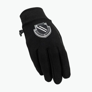 Softshell-Handschuhe Logo schwarz-weiß XL