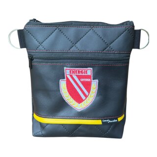 Schultertasche "Energie Logo" Rot-Weiß