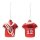 Christbaum-Anhänger Trikot 2er Set