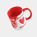 Tasse "Beste ...." rot-weiß