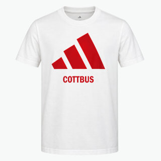Adidas Freizeitshirt weiß Cottbus 26/27