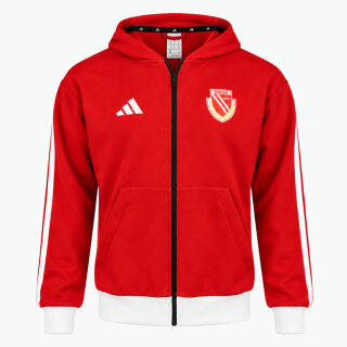 Adidas Freizeitkapuzenjacke rot 26/27