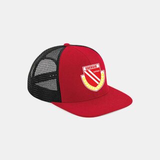 Truckercap rot-schwarz Logo Energie