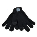 Handschuhe "Smart " schwarz Logo grau